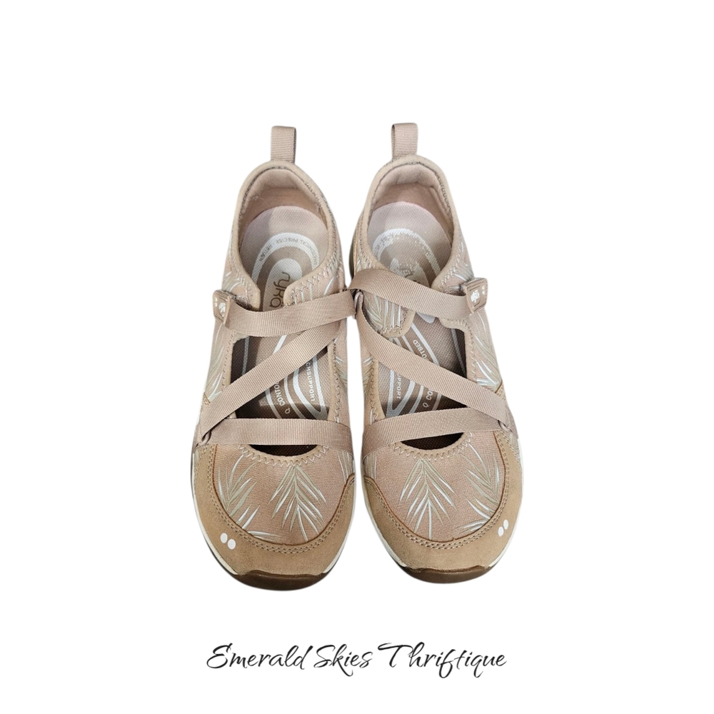 Ryka kailee Palm Branch Adjustable Sneakers in size 9.5